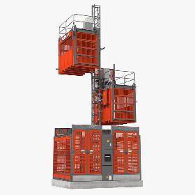 3D Heavy Duty Construction Lift
